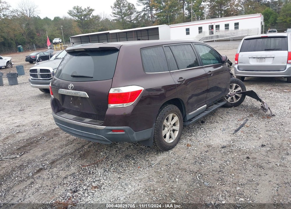 2012 TOYOTA HIGHLANDER VIN: 5TDZA3EHXCS029480