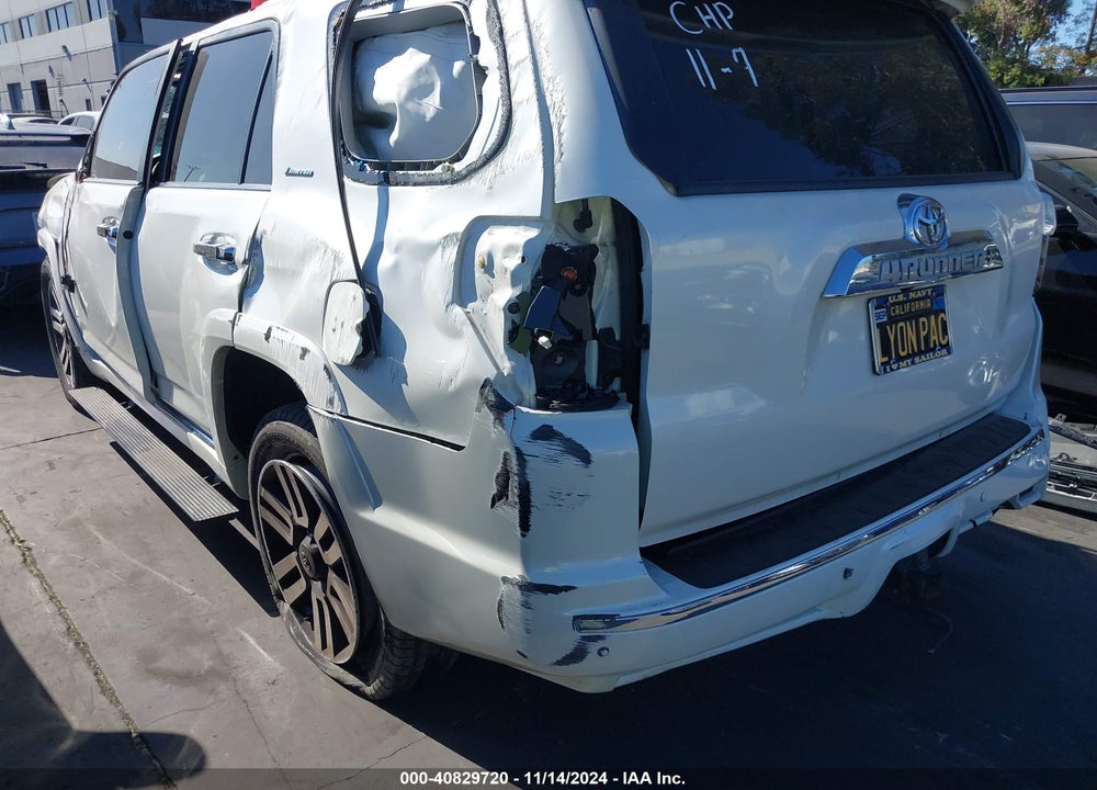 2016 TOYOTA 4RUNNER LIMITED VIN: JTEZU5JR0G5139589