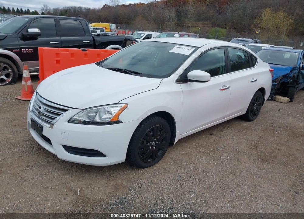 2015 NISSAN SENTRA SV VIN: 3N1AB7AP2FL672840