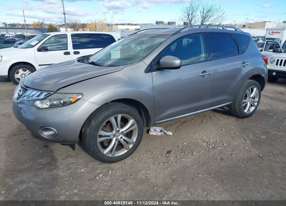 2009 NISSAN MURANO VIN: JN8AZ18W39W124982