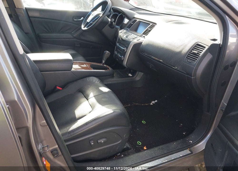 2009 NISSAN MURANO VIN: JN8AZ18W39W124982