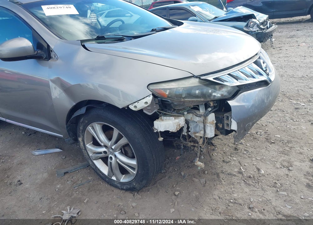 2009 NISSAN MURANO VIN: JN8AZ18W39W124982