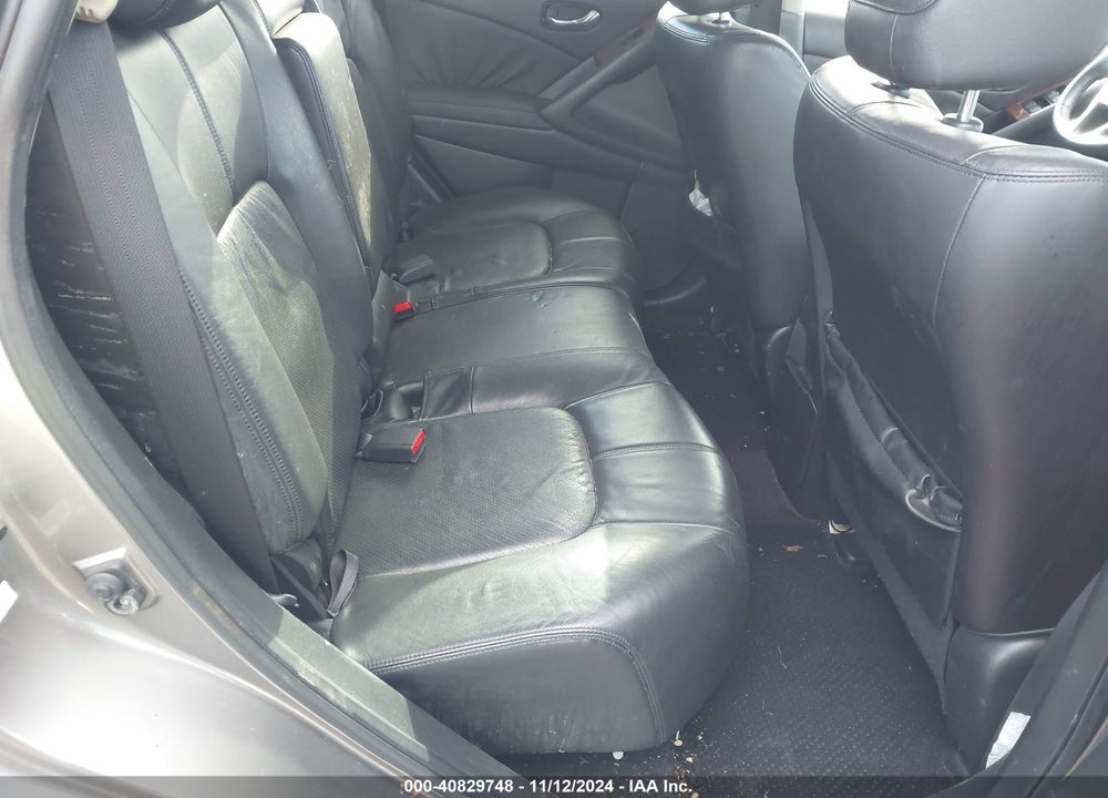 2009 NISSAN MURANO VIN: JN8AZ18W39W124982