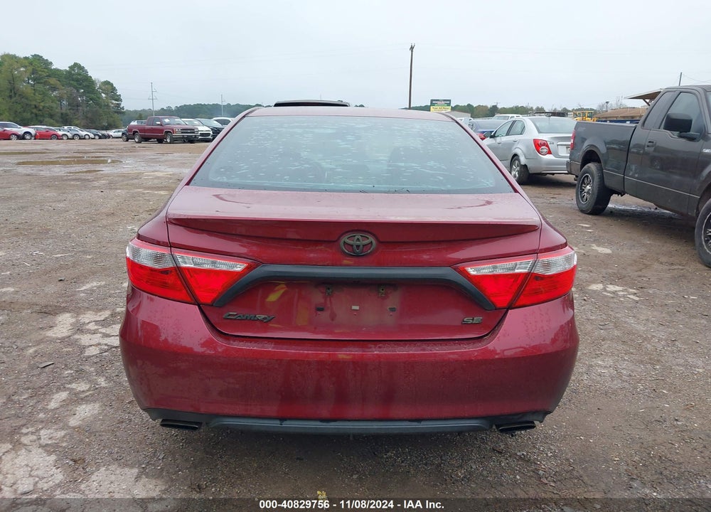 2016 TOYOTA CAMRY SE VIN: 4T1BF1FK5GU600503