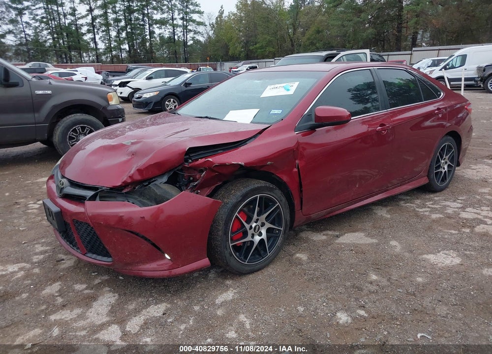 2016 TOYOTA CAMRY SE VIN: 4T1BF1FK5GU600503