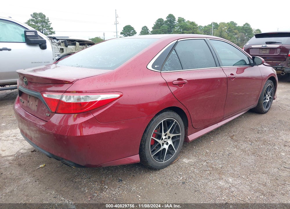 2016 TOYOTA CAMRY SE VIN: 4T1BF1FK5GU600503