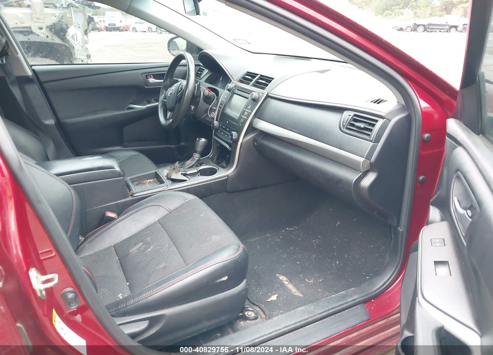 2016 TOYOTA CAMRY SE VIN: 4T1BF1FK5GU600503