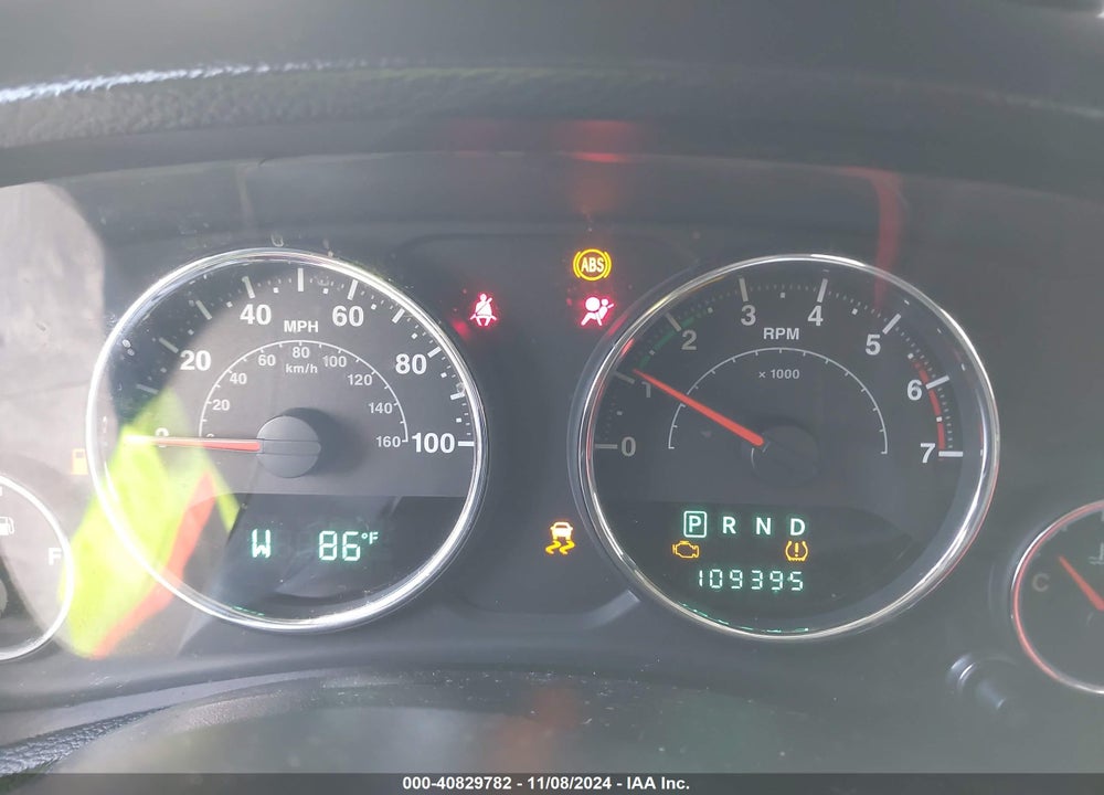 2011 JEEP WRANGLER SPORT VIN: 1J4AA2D19BL521682