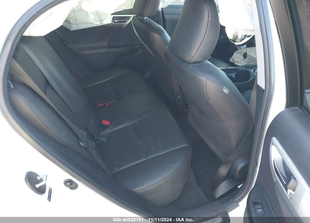2012 LEXUS CT 200H PREMIUM VIN: JTHKD5BH0C2058193