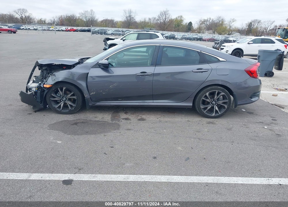 2019 HONDA CIVIC SPORT VIN: 2HGFC2F81KH594527