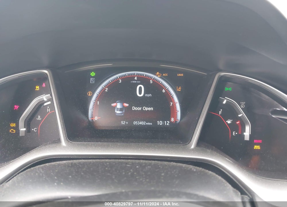 2019 HONDA CIVIC SPORT VIN: 2HGFC2F81KH594527