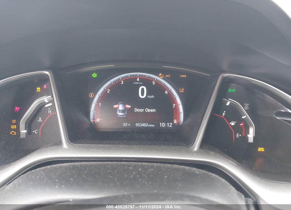 2019 HONDA CIVIC SPORT VIN: 2HGFC2F81KH594527