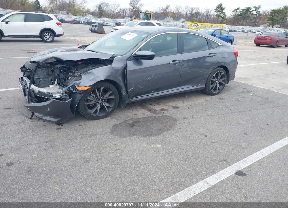 2019 HONDA CIVIC SPORT VIN: 2HGFC2F81KH594527