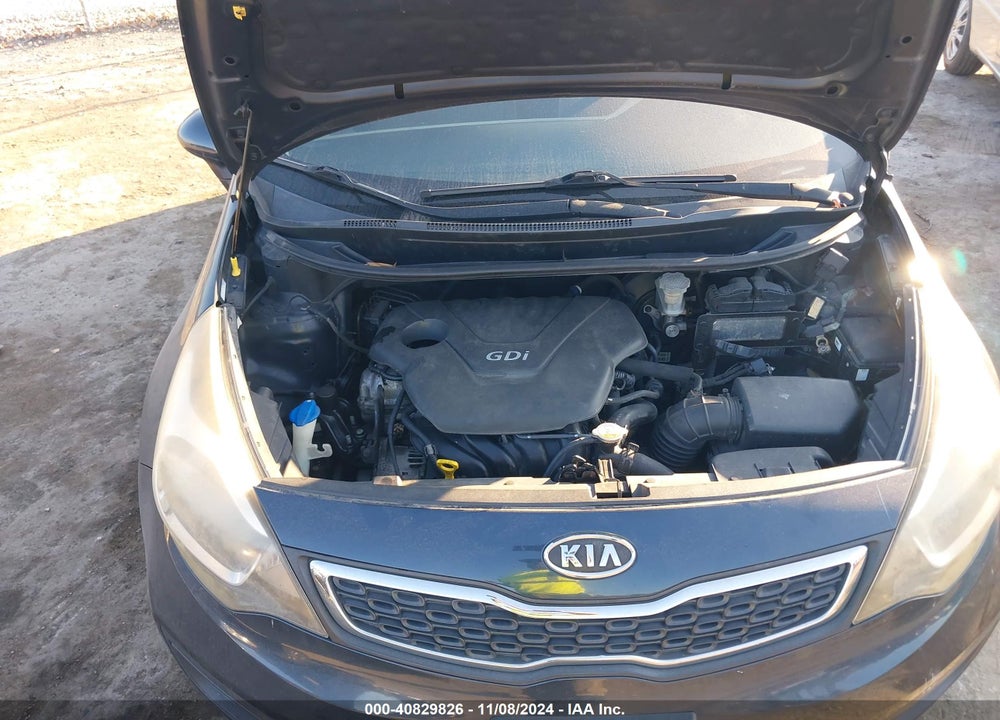 2012 KIA RIO EX VIN: KNADN4A32C6063635