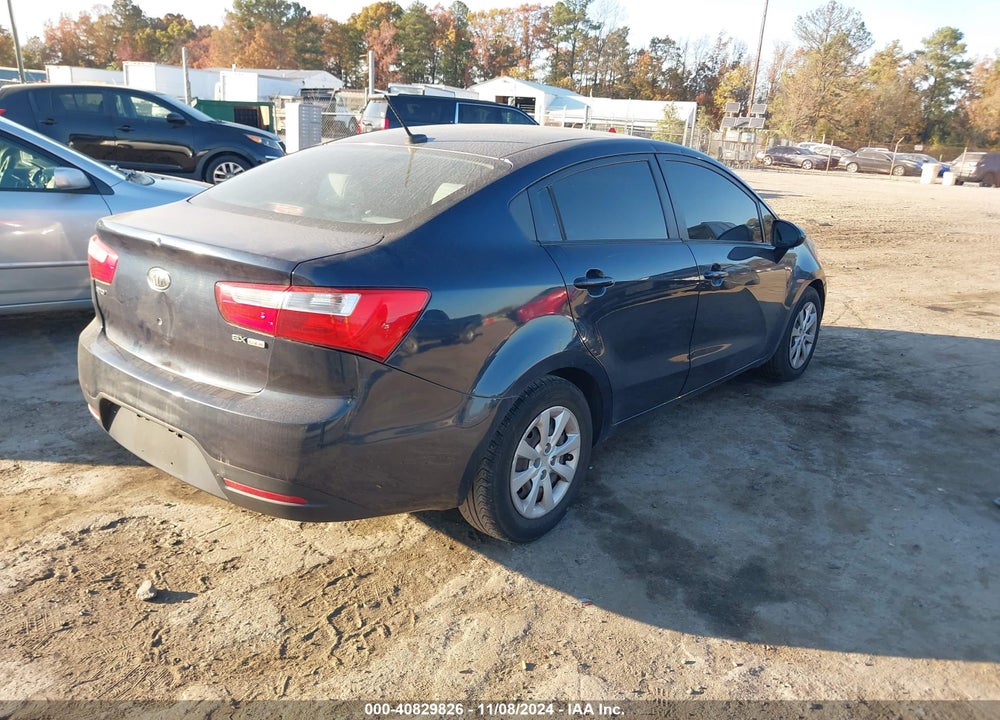 2012 KIA RIO EX VIN: KNADN4A32C6063635