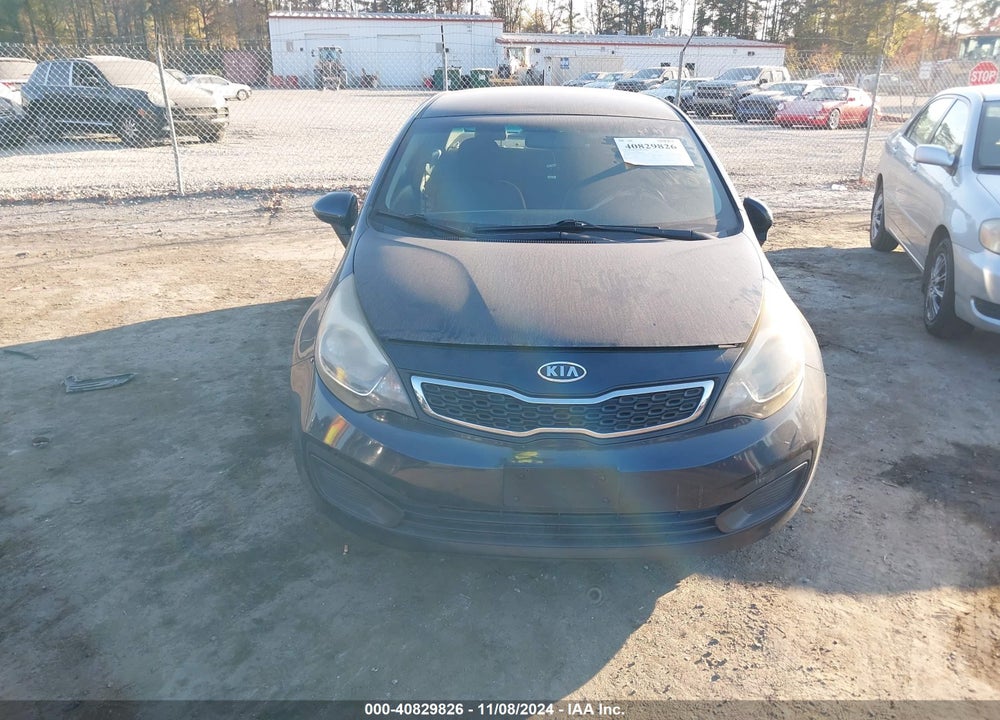 2012 KIA RIO EX VIN: KNADN4A32C6063635