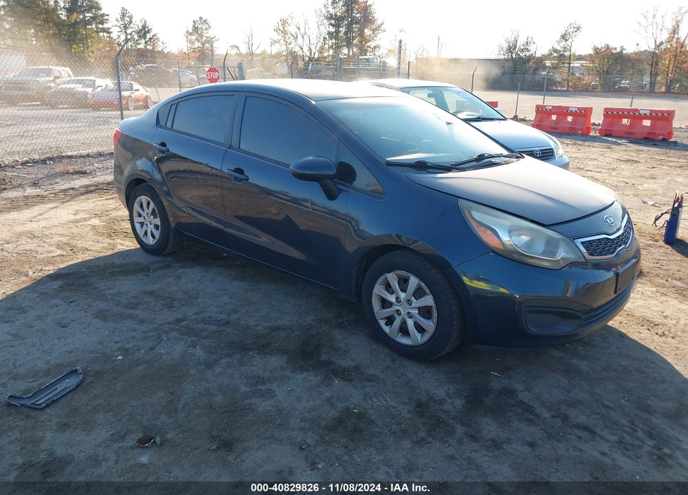 2012 KIA RIO EX VIN: KNADN4A32C6063635