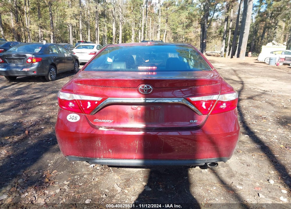 2016 TOYOTA CAMRY SE VIN: 4T1BF1FK9GU586248