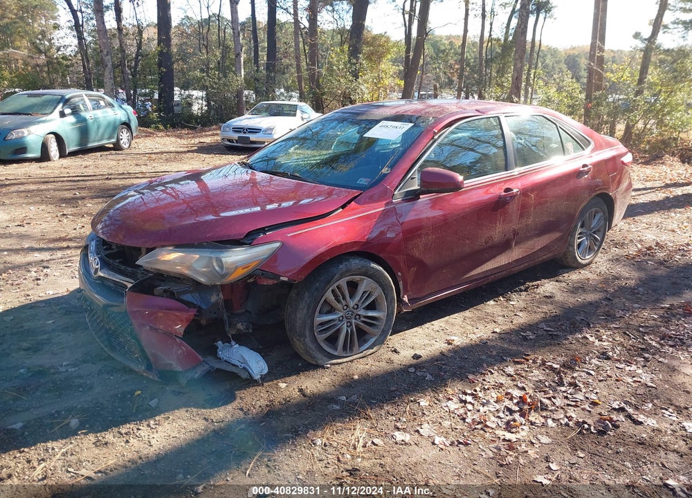 2016 TOYOTA CAMRY SE VIN: 4T1BF1FK9GU586248