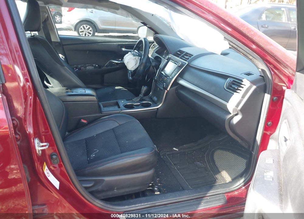 2016 TOYOTA CAMRY SE VIN: 4T1BF1FK9GU586248