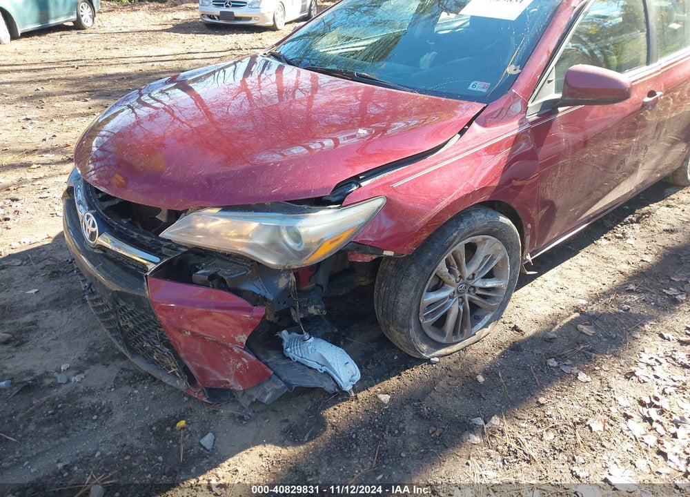 2016 TOYOTA CAMRY SE VIN: 4T1BF1FK9GU586248
