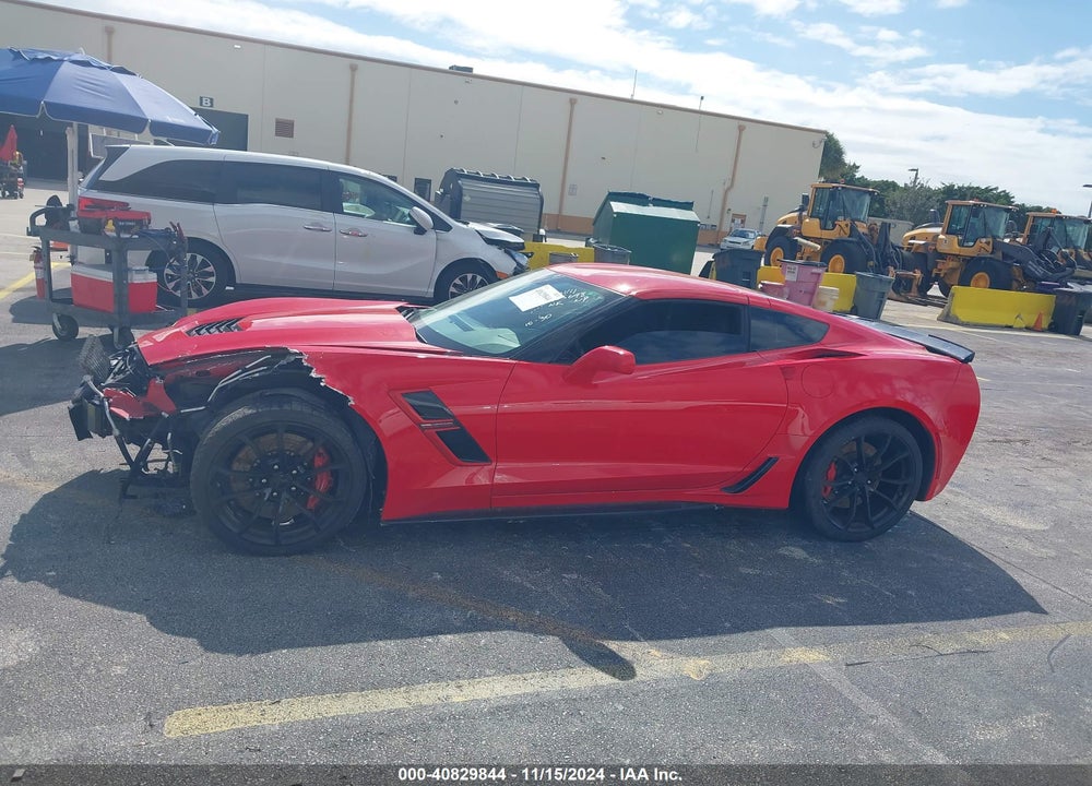 2019 CHEVROLET CORVETTE GRAND SPORT VIN: 1G1YW2D75K5105698