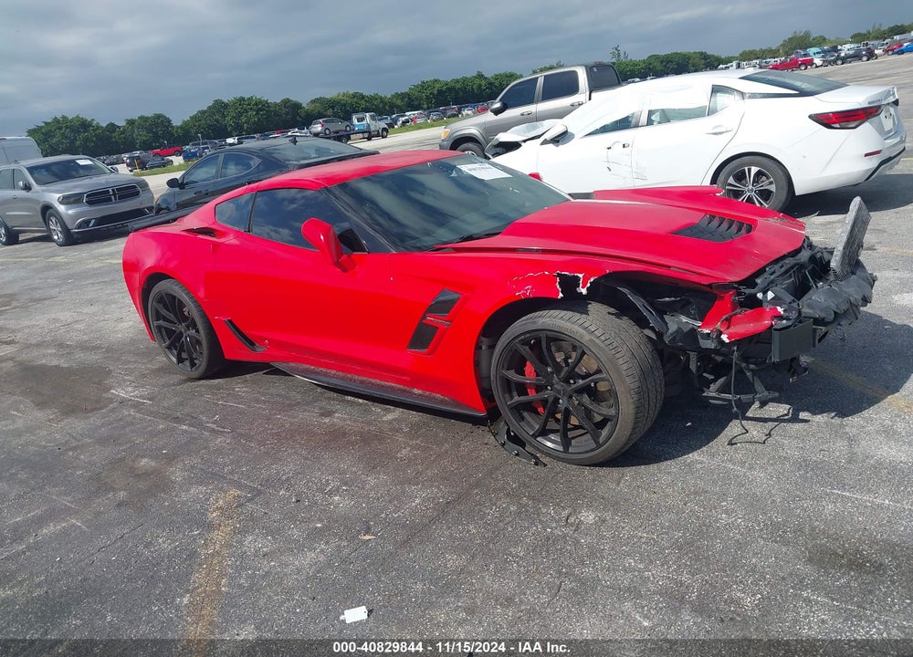 2019 CHEVROLET CORVETTE GRAND SPORT VIN: 1G1YW2D75K5105698