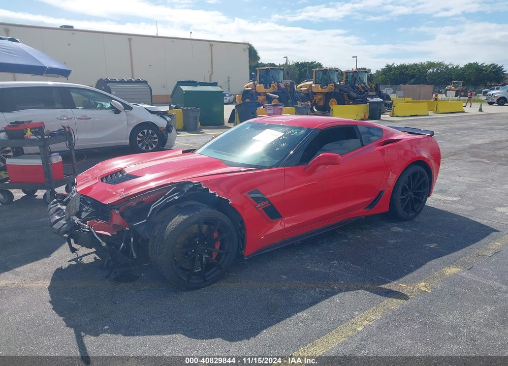 2019 CHEVROLET CORVETTE GRAND SPORT VIN: 1G1YW2D75K5105698