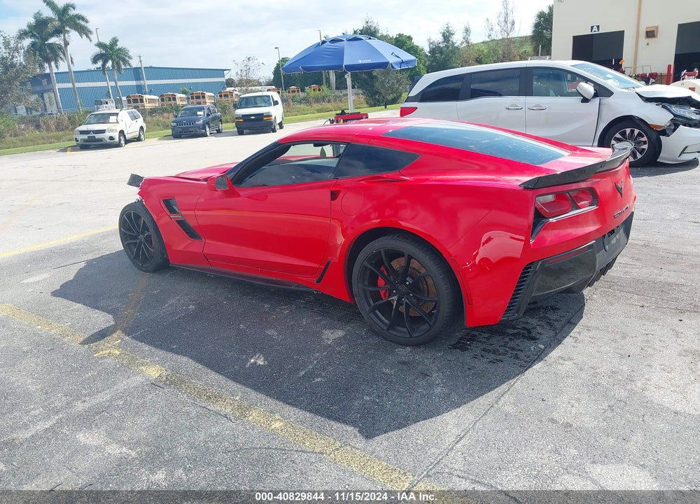 2019 CHEVROLET CORVETTE GRAND SPORT VIN: 1G1YW2D75K5105698