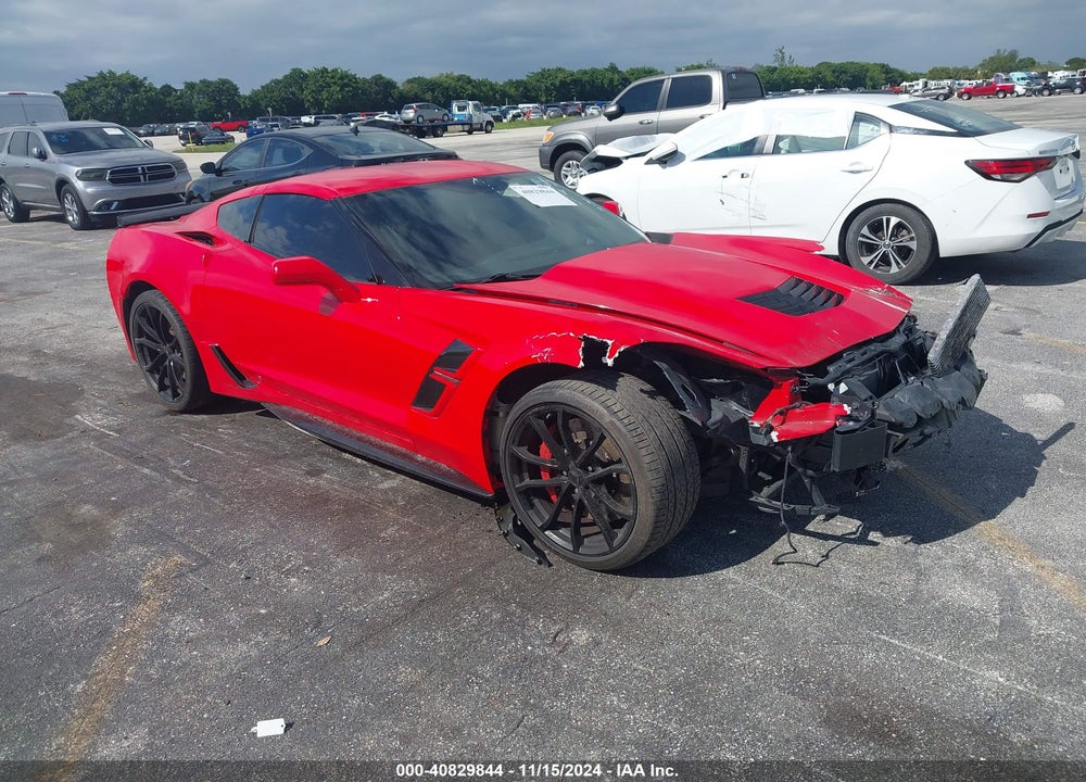 2019 CHEVROLET CORVETTE GRAND SPORT VIN: 1G1YW2D75K5105698