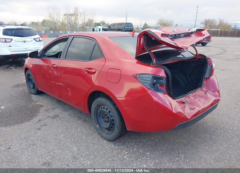 2016 TOYOTA COROLLA L/LE/LE PLS/PRM/S/S PLS VIN: 2T1BURHE9GC636434