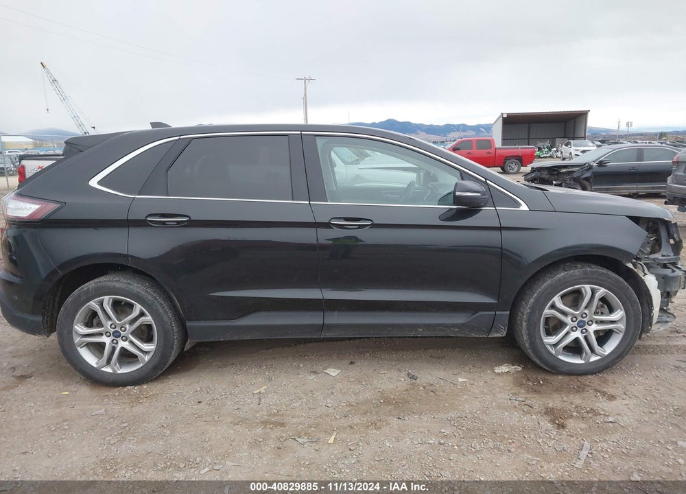2015 FORD EDGE TITANIUM VIN: 2FMTK4K90FBB42216