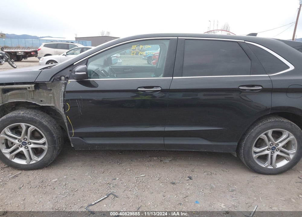 2015 FORD EDGE TITANIUM VIN: 2FMTK4K90FBB42216