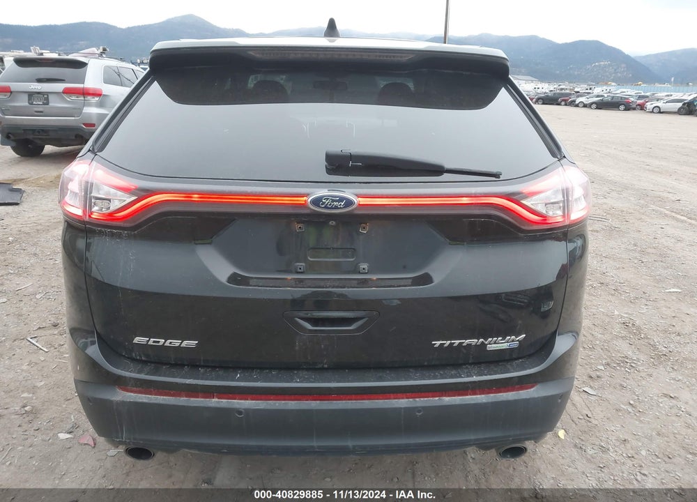 2015 FORD EDGE TITANIUM VIN: 2FMTK4K90FBB42216