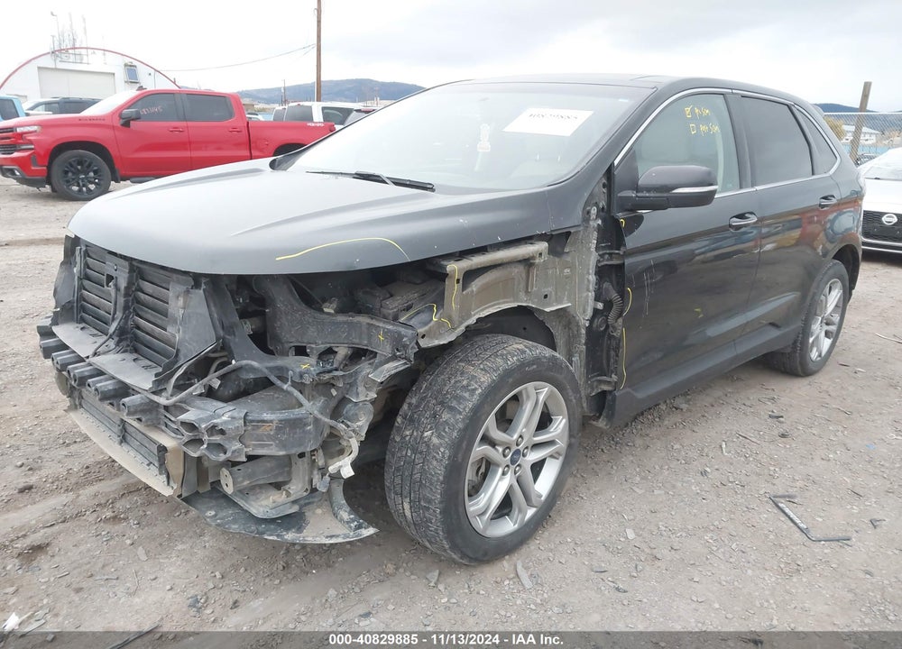 2015 FORD EDGE TITANIUM VIN: 2FMTK4K90FBB42216