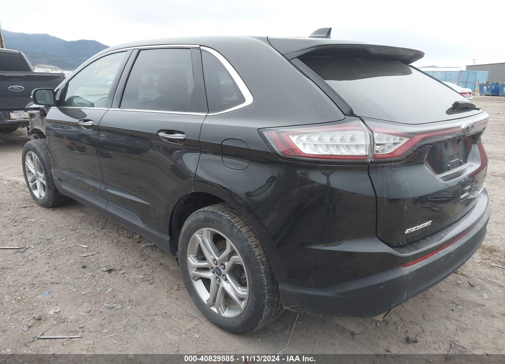 2015 FORD EDGE TITANIUM VIN: 2FMTK4K90FBB42216