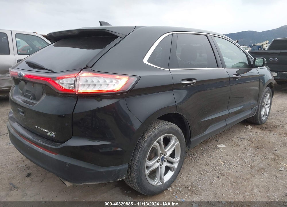 2015 FORD EDGE TITANIUM VIN: 2FMTK4K90FBB42216