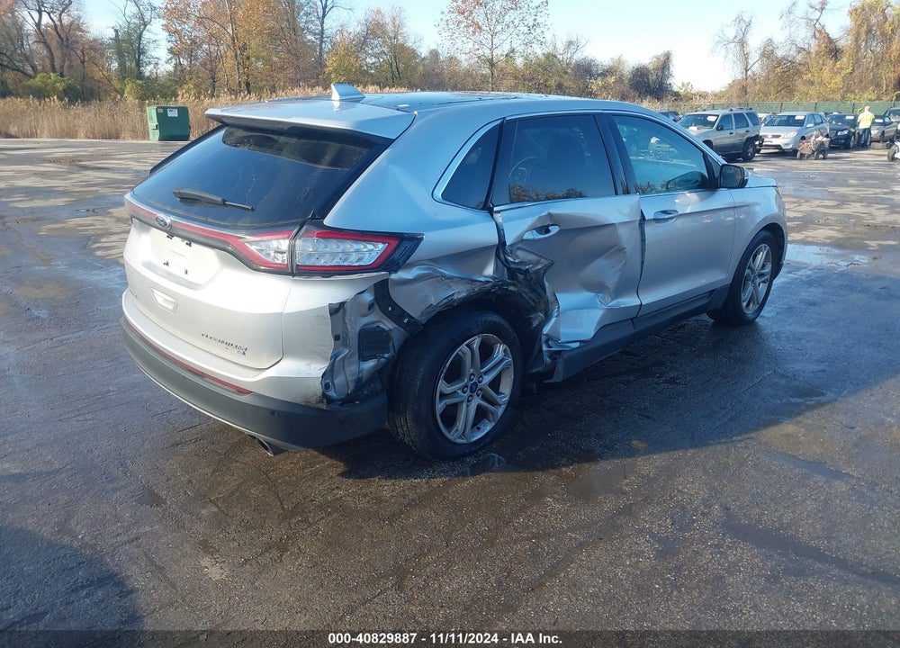 2018 FORD EDGE TITANIUM VIN: 2FMPK4K96JBB06783