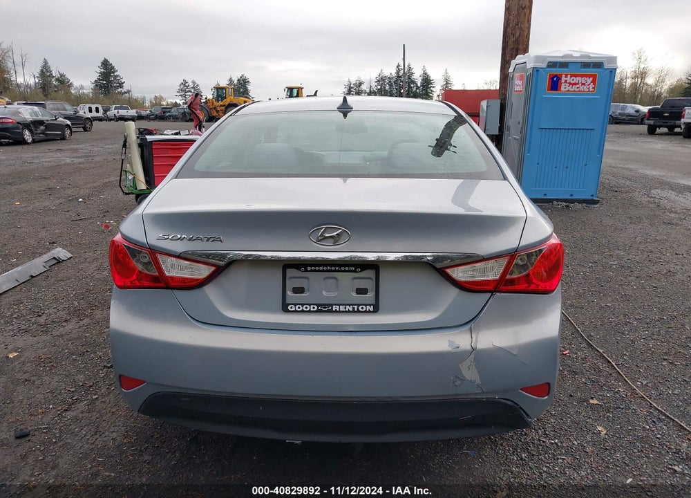 2014 HYUNDAI SONATA GLS VIN: 5NPEB4AC7EH862612