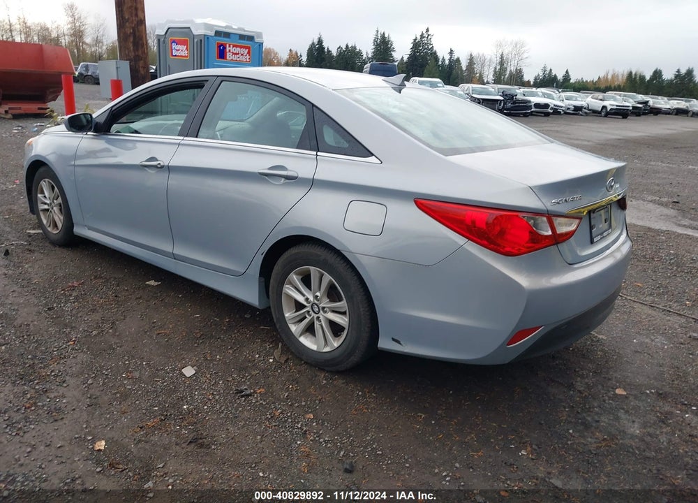 2014 HYUNDAI SONATA GLS VIN: 5NPEB4AC7EH862612