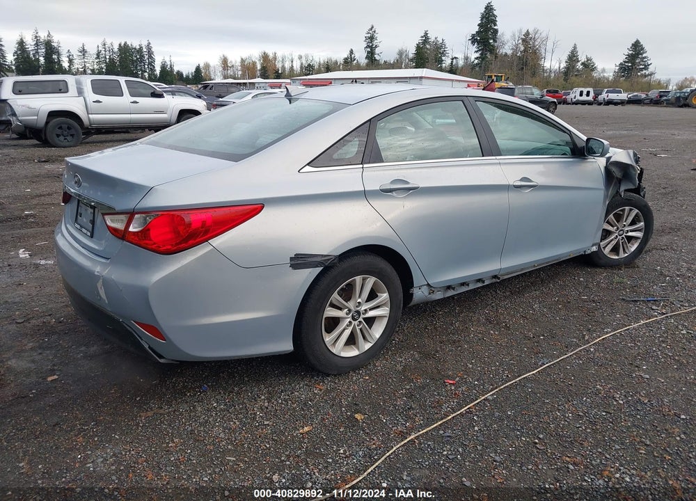 2014 HYUNDAI SONATA GLS VIN: 5NPEB4AC7EH862612