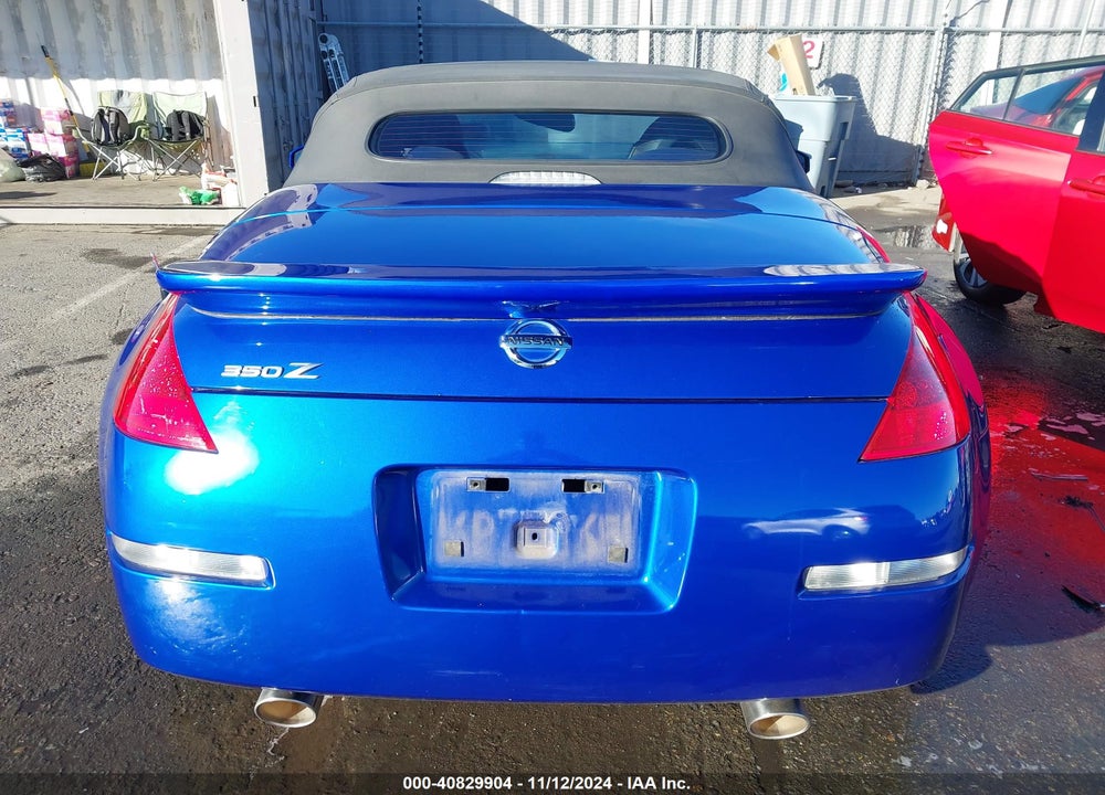 2007 NISSAN 350Z TOURING VIN: JN1BZ36A37M655534