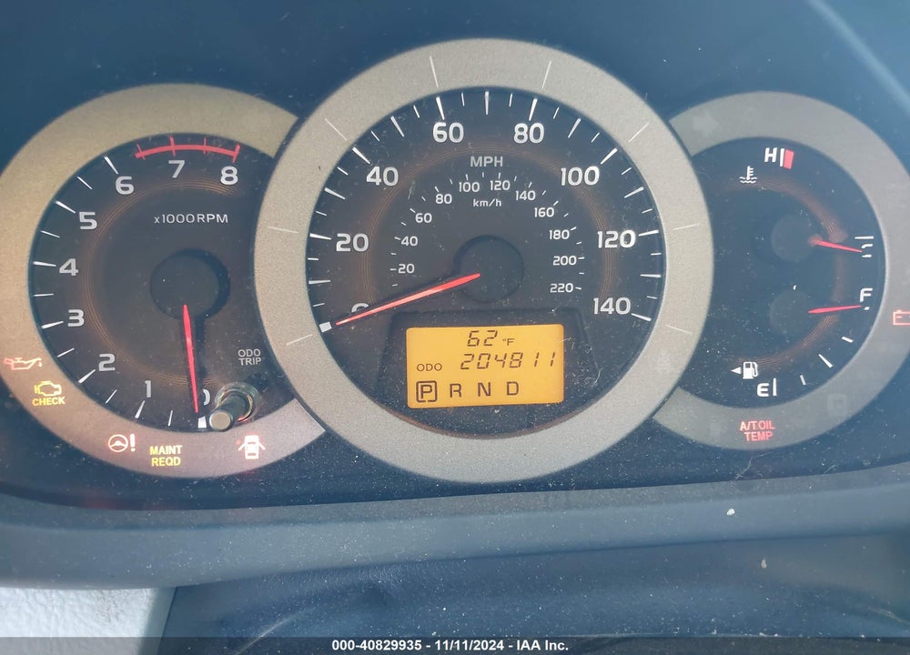2012 TOYOTA RAV4 VIN: 2T3BF4DV7CW202709