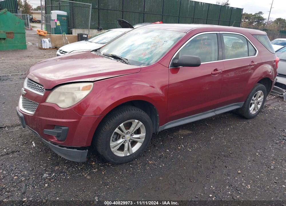 2010 CHEVROLET EQUINOX LS VIN: 2CNALBEW7A6248769