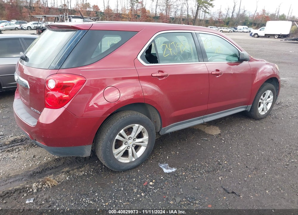 2010 CHEVROLET EQUINOX LS VIN: 2CNALBEW7A6248769