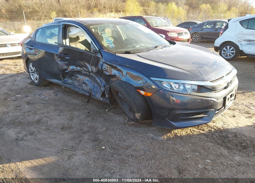 2017 HONDA CIVIC LX VIN: 19XFC2F52HE048845