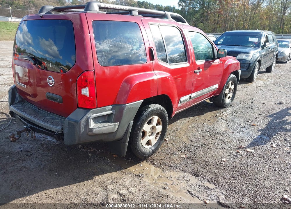 2006 NISSAN XTERRA S VIN: 5N1AN08U06C515628