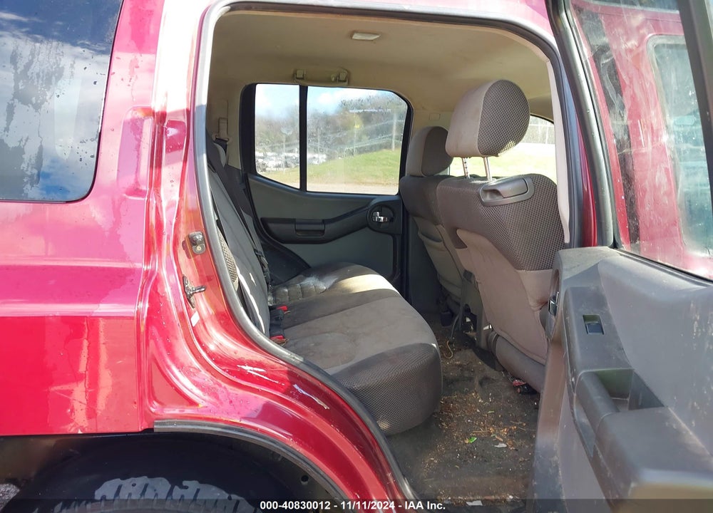 2006 NISSAN XTERRA S VIN: 5N1AN08U06C515628
