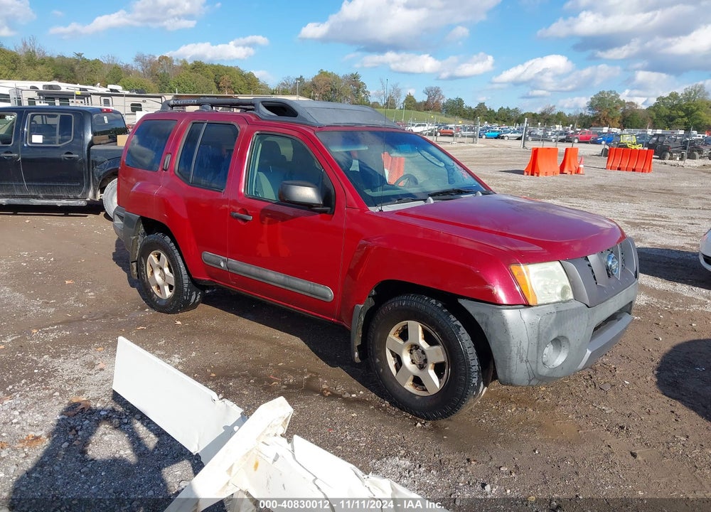 2006 NISSAN XTERRA S VIN: 5N1AN08U06C515628