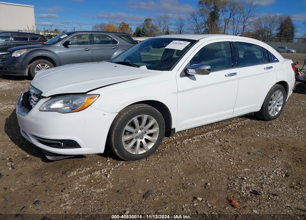 2013 CHRYSLER 200 LIMITED VIN: 1C3CCBCG2DN526099